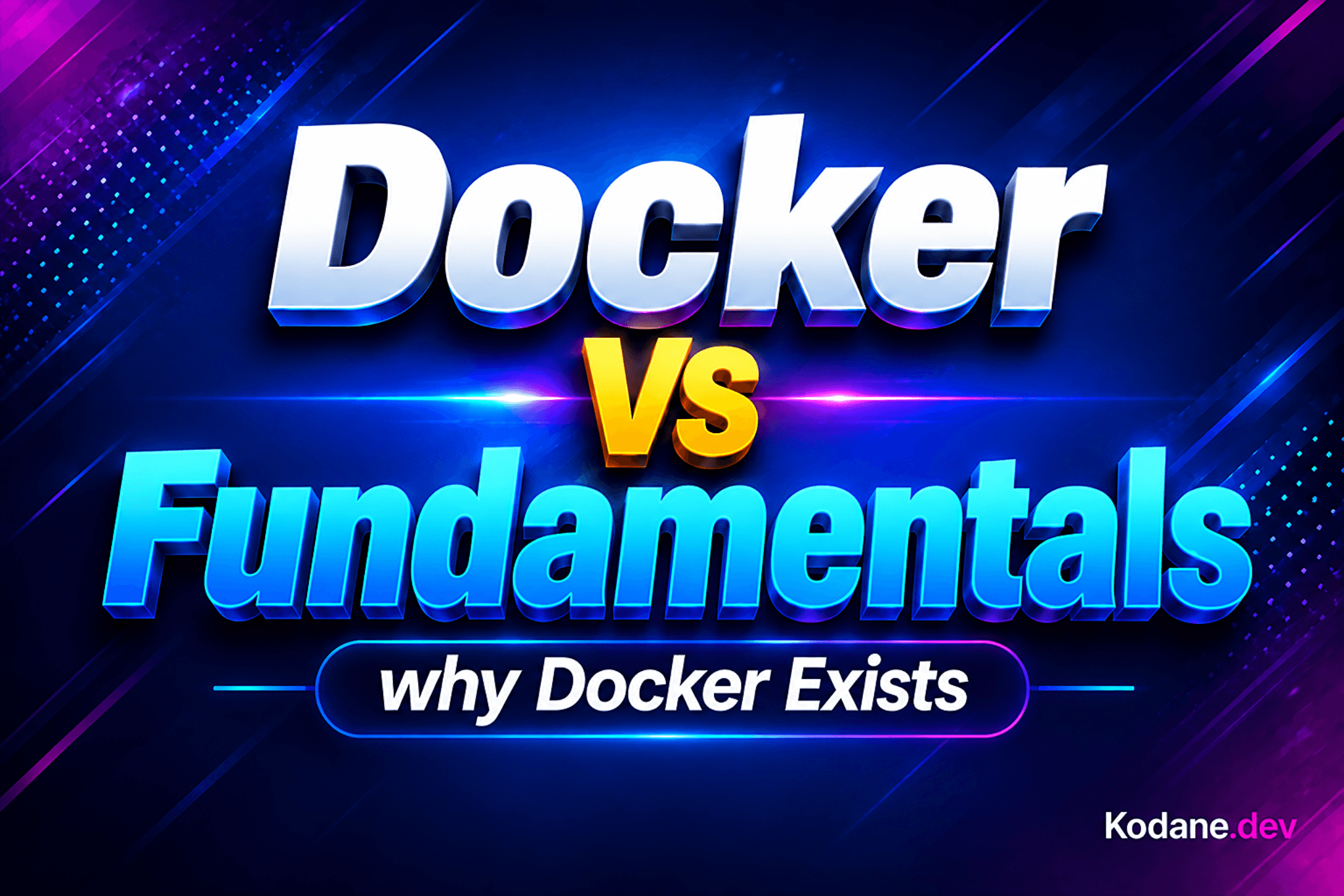 What Is Docker? Why It Exists and How Containers Solved "It Works on My Machine"